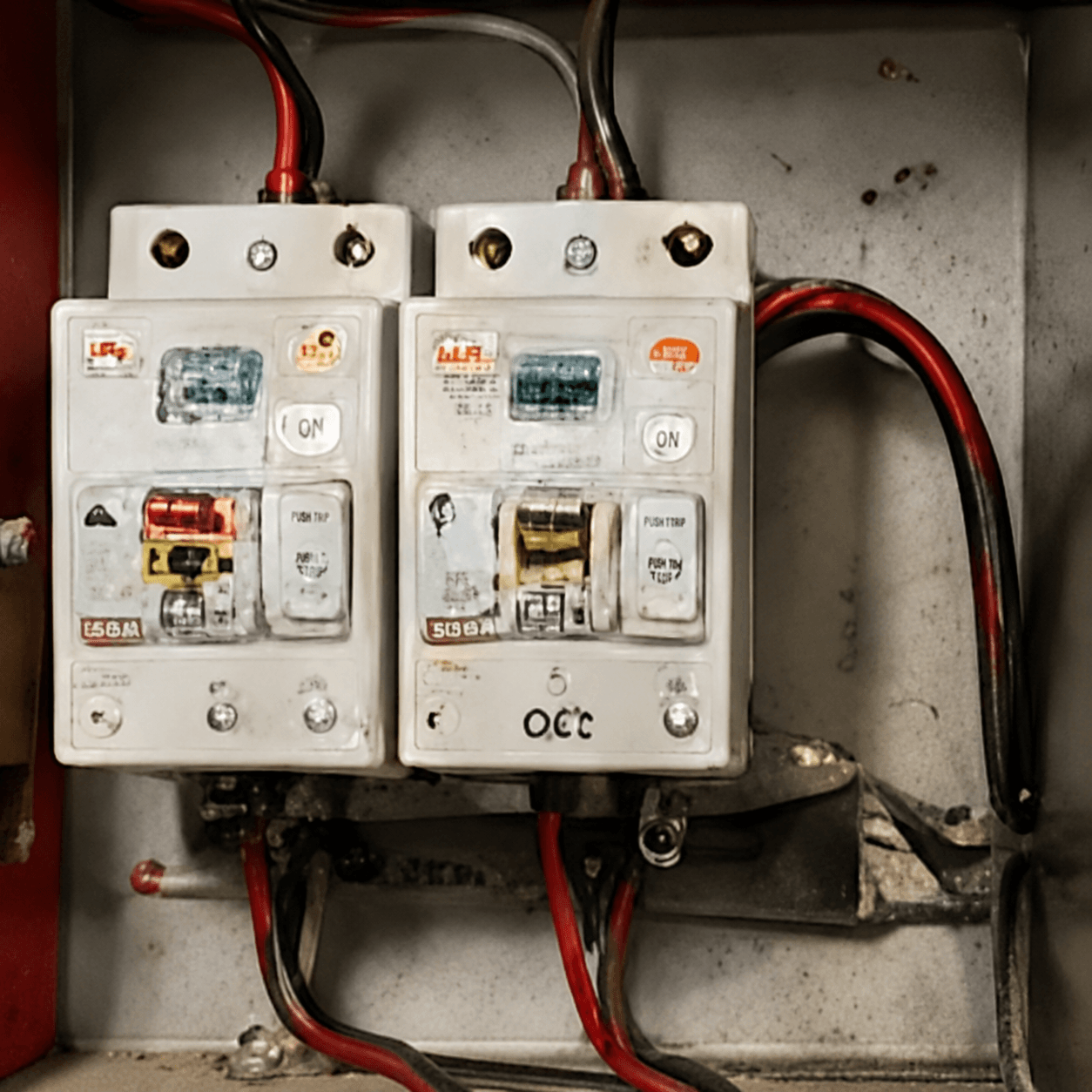 Poor electrical segregation and outdated components