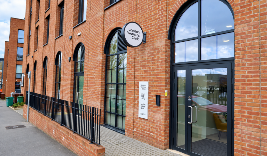 London Women’s Clinic entrance at Zinc Works in Bristol